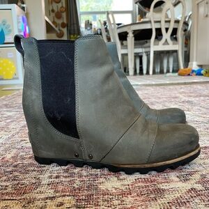 Sorel wedge ankle boots